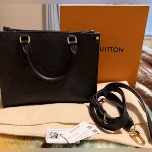 Louis Vuitton On the go Empreinte PM. Like new condition 
Box, tags, dust bag